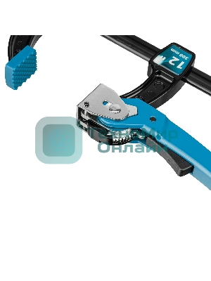 Струбцина реечная Gross быстрозажимная, металлический корпус, рычажный храповый механизм, 12