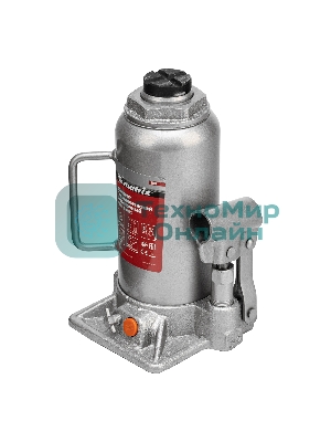 Домкрат гидравлический бутылочный Matrix, 12 т, h подъема 230–465 мм