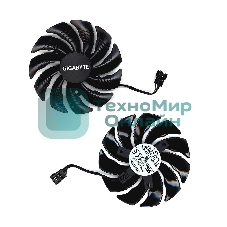 Вентилятор (кулер) для видеокарты Gigabyte RX 470, 570, 580, GTX 1060 88мм 4-pin