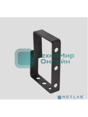 Органайзер кабельный одинарный ЦМО 90x65 мм, 5 штук, черный (СБ-9005-5)