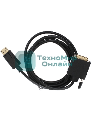 Кабель-переходник DisplayPort---DVI_M/M 1,8м Telecom TA668-1.8M