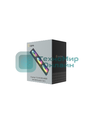 Комплект реверсных вентиляторов Gamma F12 UNI BK ARGB REVERSE BLADE 3in1