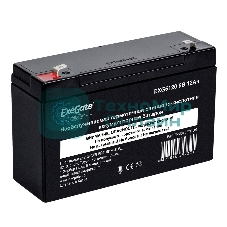 Батарея для ИБП ExeGate EP234537RUS DT 612/EXG6120 (6V 12Ah) клеммы F1