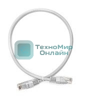 Патч-корд Lanmaster TWT UTP кат.5e, с заливными колпачками, 0.3 м, белый