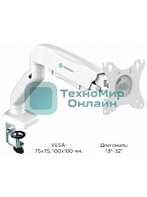 Кронштейн (держатель) ONKRON G80 для монитора 13