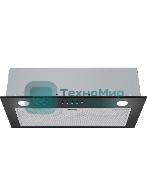 Вытяжка встраиваемая Maunfeld Crosby Singl 60 черный, 60 см, 850 куб. м/ч, 48 дБ