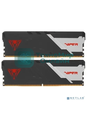 Оперативная память Patriot Viper Venom, DDR5, 32GB (2x16GB), 5600MHz, CL36, DIMM, с радиатором, черный