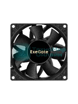 Вентилятор для корпуса ExeGate EX09238B3P-24 черный, 92 мм, 5000 об/мин, 56.3 дБ, 3 pin