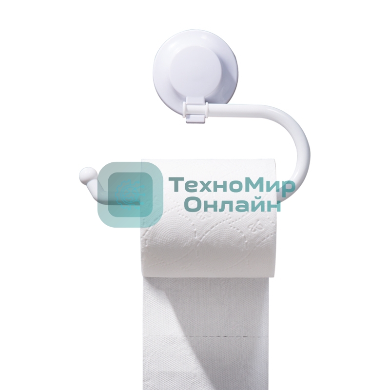 Держатель для туалетной бумаги HALSA HLS-F-109W настенный на вакуумной присоске