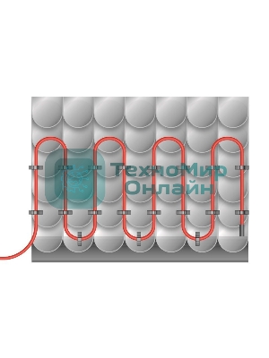 Греющий саморегулирующийся кабель Rexant на трубу  Extra Line 25MSR-PB 5M (5м/125Вт)