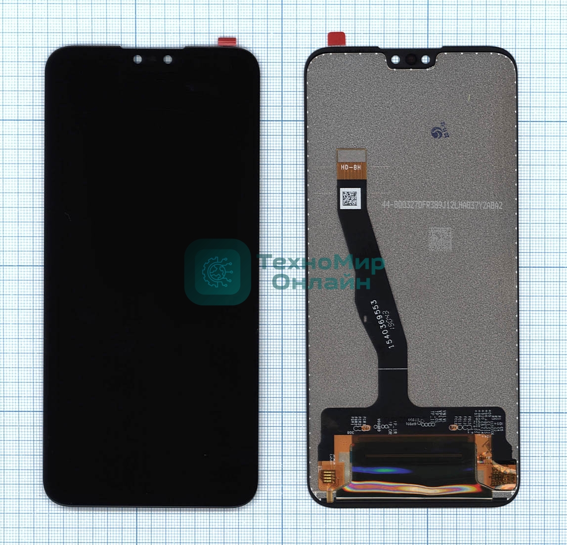 Дисплей для Huawei Y9 2019, Enjoy 9 Plus в сборе с тачскрином черный