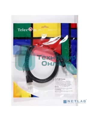 Кабель HDMI 19M/M,ver. 2.1, 8K@60 Hz 1m Telecom TCG255-1M