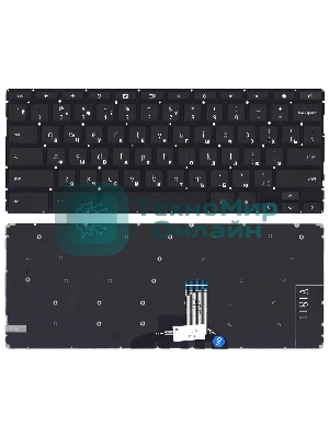Клавиатура для ноутбука HP Chromebook 14A-NA черная