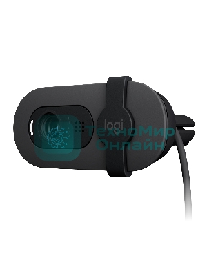 Веб-камера Logitech Webcam Brio 100, 1920x1080, GRAPHITE, защитная шторка
