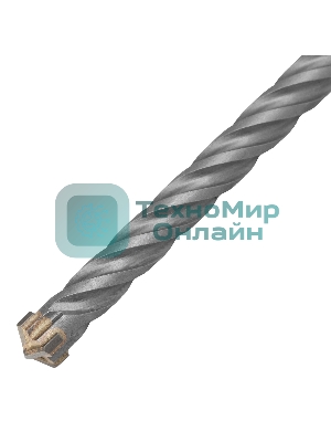 Бур по бетону Matrix, 12 x 400 мм, SDS PLUS c крестовой пластиной