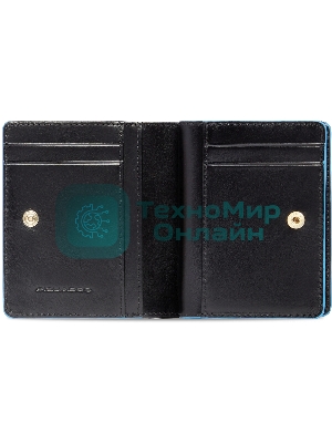 Кошелек женский Piquadro Blue Square PD6660B2R/N черный натур.кожа