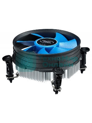 Кулер для процессора DEEPCOOL THETA 9 PWM черный/синий, 92 мм, алюминий, 3200 об/мин, 41.3 дБ, 4 pin, 95 Вт, 46.5 мм