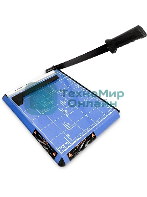 Резак сабельный ГЕЛЕОС РС A4-1 Резак сабельный ГЕЛЕОС РС A4-1, А4, 11-12 листов (70г/м2), прижим механич. корпус металл