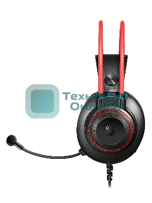 Гарнитура Bloody G200S чёрный/красный, проводная, подсветка