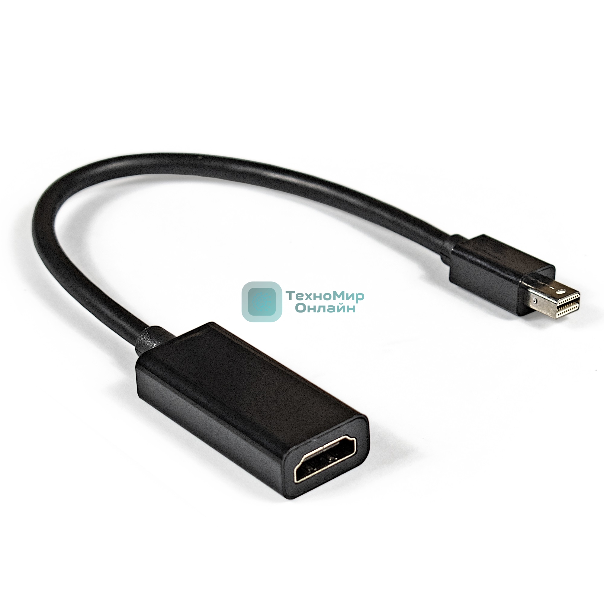 Кабель-переходник ExeGate EX284922RUS miniDisplayPort-HDMI ExeGate EX-mDPM-HDMIF-0.15 (mini20M/19F, 0,15м)