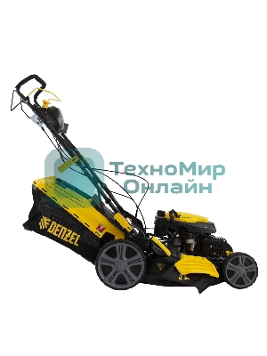 Газонокосилка бензиновая Denzel GLD-520SP-VE, 196 см3,шир 52 см,привод,вариатор,эл.старт, 60 л