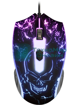 Комплект клавиатура+мышь Defender Aura MKP-117 проводной, USB, 2400 DPI, черный