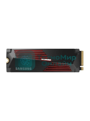 Накопитель SSD Samsung 990 Pro 4Tb, PCIe 4.0 x4, M.2 2280, NVMe, R/W 7450/6900, с радиатором