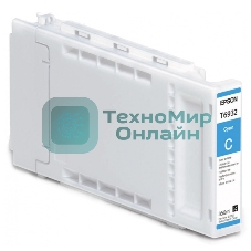 Картридж струйный Epson C13T693200 для SC-T3000/T5000/T7000 UltraChrome XD Cyan T693200 350 мл
