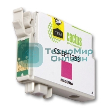Картридж струйный Cactus CS-EPT1293 (T1293) пурпурный (10 мл) для Epson Stylus Office B42/BX305/BX305F/BX320/BX525/BX625/SX420/SX425