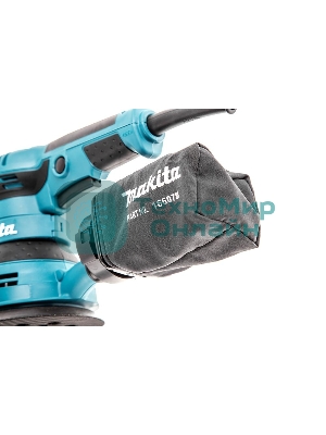 Эксцентриковая шлифовальная машина Makita BO5041 ЭШМ,300Вт,ф125мм,4000-12000об\м,ампл-2.8мм,1.4кг,кор,п\сборник,доп.рукоятка