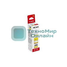 Чернила Canon GI-490Y 0666C001 желтый для Canon Pixma G1400/2400/3400 (70мл)