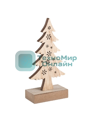 Деревянная фигурка Neon-night с подсветкой 