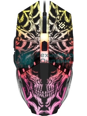 Мышь проводная Defender Prototype GM-670L черный, 2400 dpi, USB, кнопки - 6