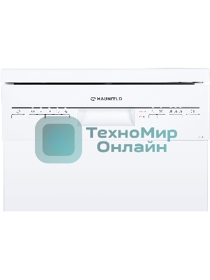 Посудомоечная машина Maunfeld MWF08S, белый, 44.8 см, 9 компл., 49 дБ, класс A+