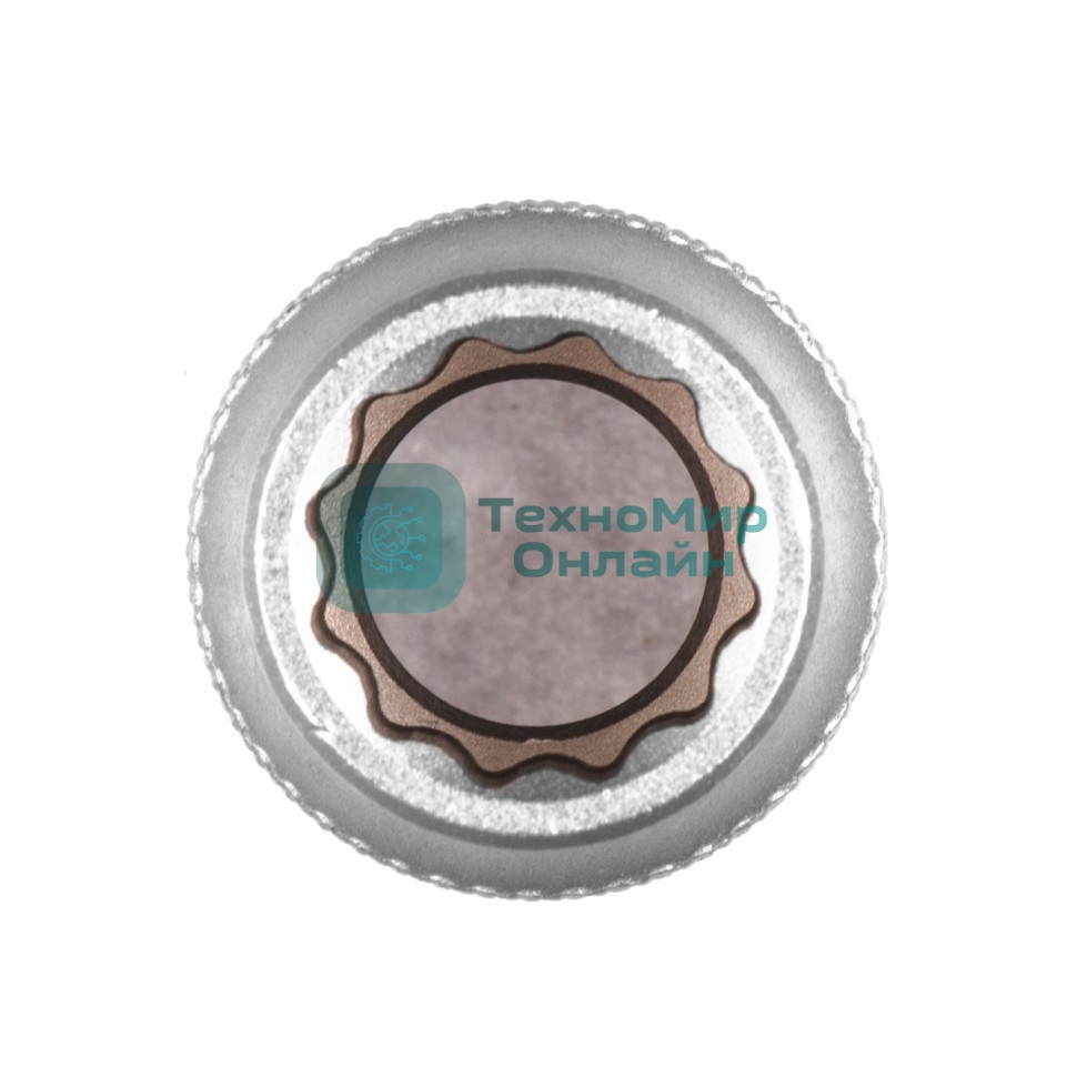 Головка торцевая Stels 14 мм, 12-гранная, CrV, под квадрат 1/2