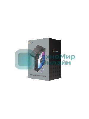 Кулер для процессора Ocypus Gamma A40 BK ARGB Digital, 100мм ARGB FAN, Top Display Panel, 4 HEAT PIPES, 4-PIN PWM, 600-2400 RPM, 29.5DBA, HYDRO BEARING, LGA115X/1200/1700/18XX, AM4/AM5