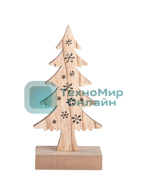 Деревянная фигурка Neon-night с подсветкой 