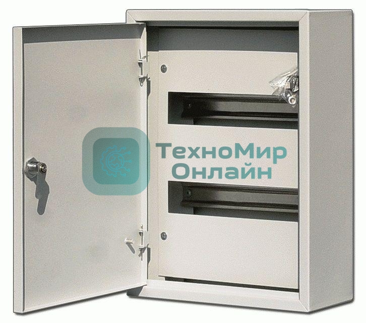 Корпус металлический навесной 400х300х120 24мод. IP31 ЩРН-24 DEKraft 30203DEK