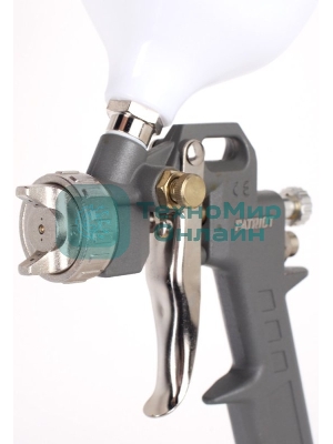 Краскопульт пневматический PATRIOT LV 162Ав.бак 0.5л 400л/мин 3-4бар 1.5мм факел120-220мм 0.8кг