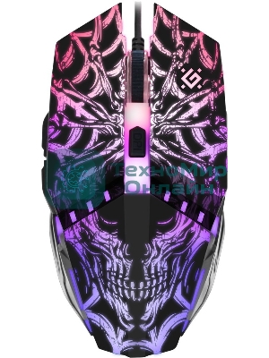 Мышь проводная Defender Prototype GM-670L черный, 2400 dpi, USB, кнопки - 6