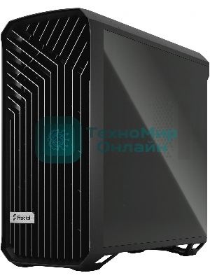 Компьютерный корпус Fractal Design Torrent Black TG Light Tint/E-ATX, TG, 2x3.5, 4x2.5, 7xPCI, 1xUSB-C, 2xUSB3.0/2x180mm, 3x140mm fans inc./FD-C-TOR1A-01