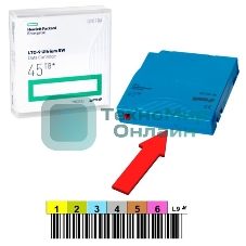 Ленточный накопитель HPE Ultrium LTO9 Data cartridge 45TB RW