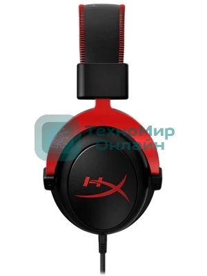 Гарнитура HyperX Cloud II красный, проводная, совместимость с консолями