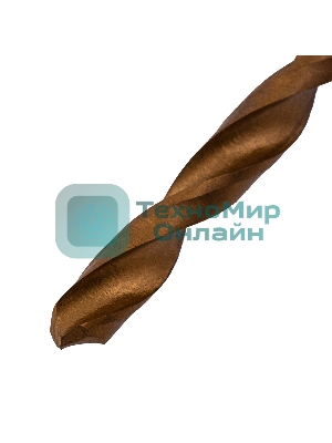 Сверло по металлу Matrix, 4,8 мм, HSS, нитридтитановое покрытие, цилиндрический хвостовик