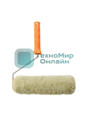 Валик Сибртех Фасадные работы, 250мм, ворс 18мм, D 48мм, D ручки 6 мм, полиакрил, полиэстер