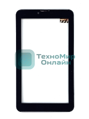 Сенсорное стекло (тачскрин) для Irbis, TZ54, черное с рамкой