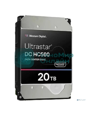 Жесткий диск Western Digital HDD SAS Server 20Tb Ultrastar DC HC560 7200 12Gb/s 512MB 1 year warranty