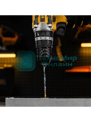 Сверло спиральное по металлу Denzel 4,2 х 119 мм, Р6М5, Golden Tip, удлиненное