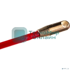 Протяжка кабельная Rexant (мини УЗК в бухте), стеклопруток, d=3,5 мм, 3 м, красная