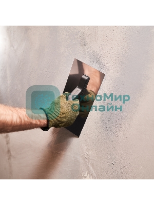 Гладилка нержавеющая Rexant 130х270 мм, пластиковая ручка